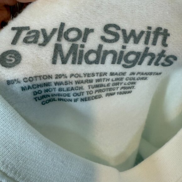 Taylor Swift Eras Tour Sweatshirt White Small - Picture 5 of 7